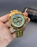 Invicta Premium Watch For Men In White Dial
