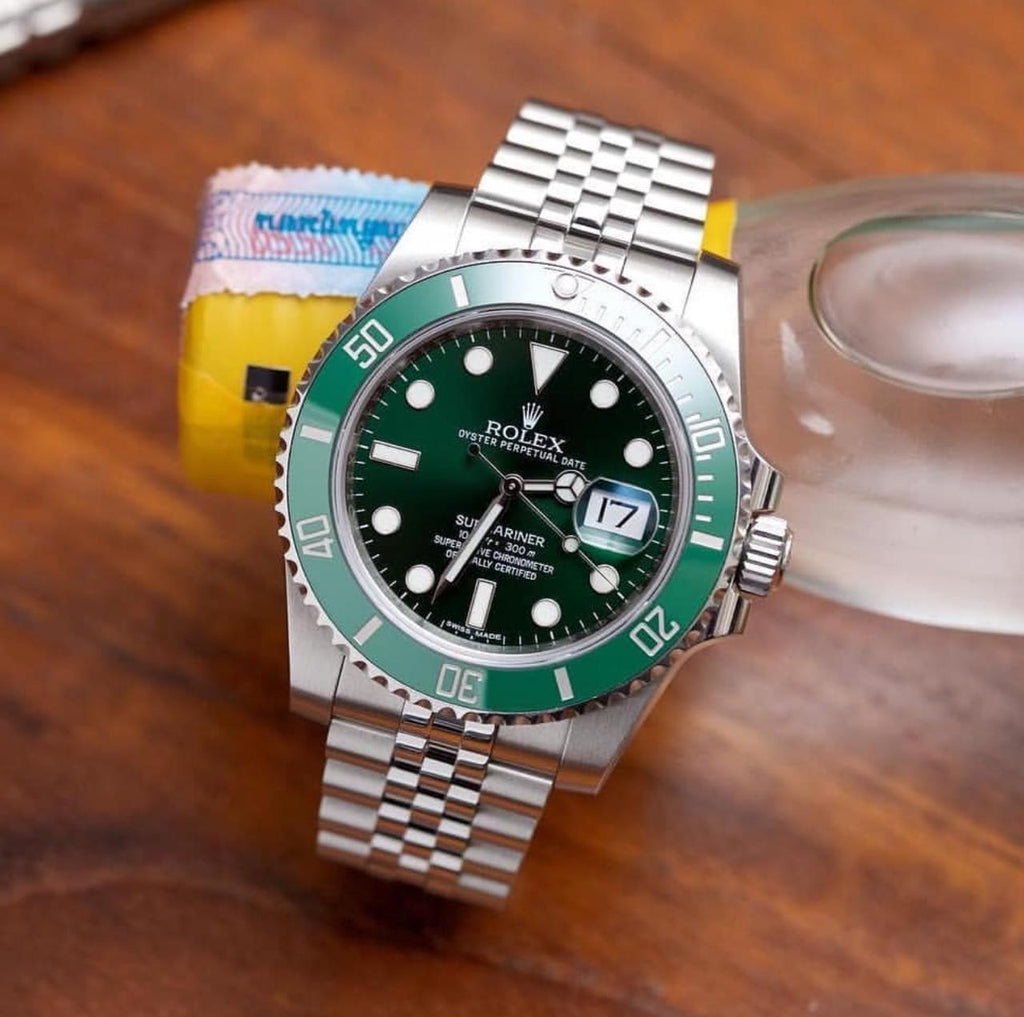 Rol-ex Sub-marine Automatic Green Dial Men's Watch