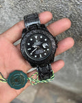 Rol-ex One of The Most Full Black Handmade Design Men's Watch