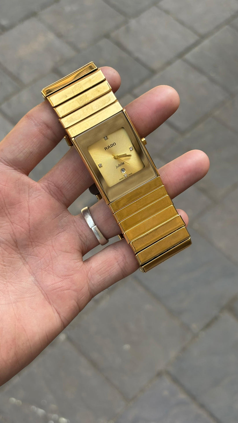 Rado Jubile Gold Dial Mens Watch