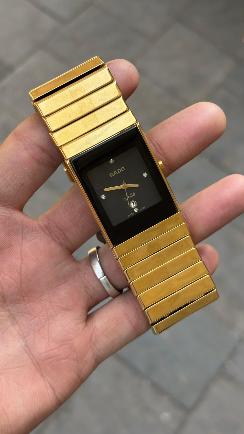 Rado Jubile Black Dial Mens Watch