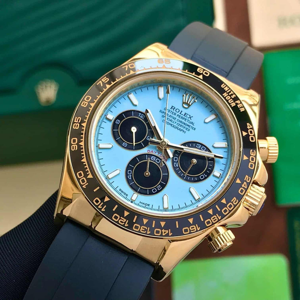 R o l-e x Cosmograph Daytona Automatic Sky Blue Dial Men's Watch