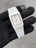 Rado Square White Dial Ciramic Belt Men's Watch