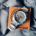 Tag He-uer Auto Grand Carrera Gray Dial Metal Belt Men's Watch
