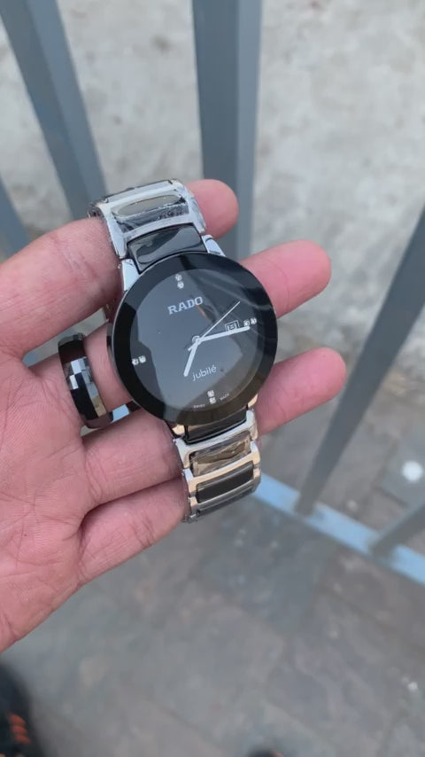 Rado Ceramic Black Dial Men's Watch