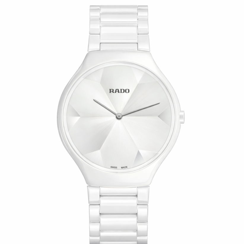 Rado White Thinline X Great Gardens Of The World True Men's Watch